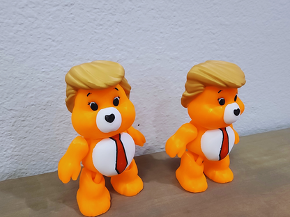 Trump Bear 3D Printed Articulated Toy - Unique Gift Idea