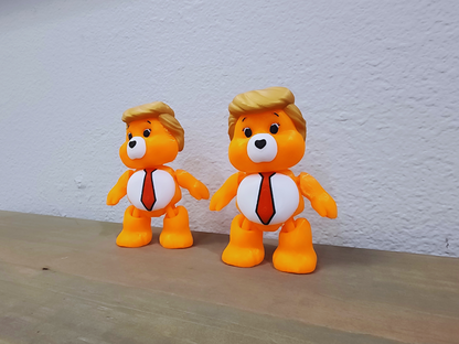 Trump Bear 3D Printed Articulated Toy - Unique Gift Idea