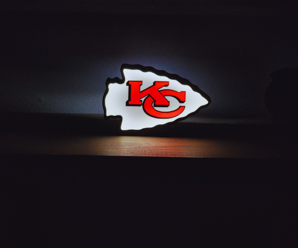 NFL Kansas City Chiefs LED Light Box