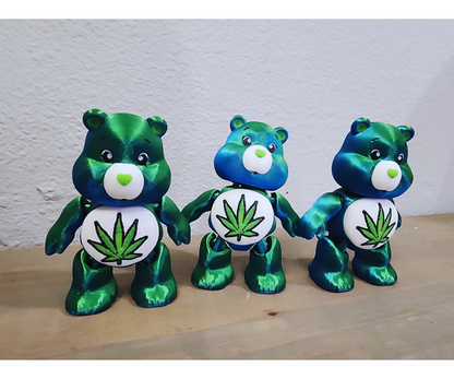 Stoney Care Bear - Marijuana Inspired 3D Printed Decoration