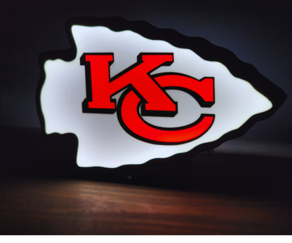 NFL Kansas City Chiefs LED Light Box