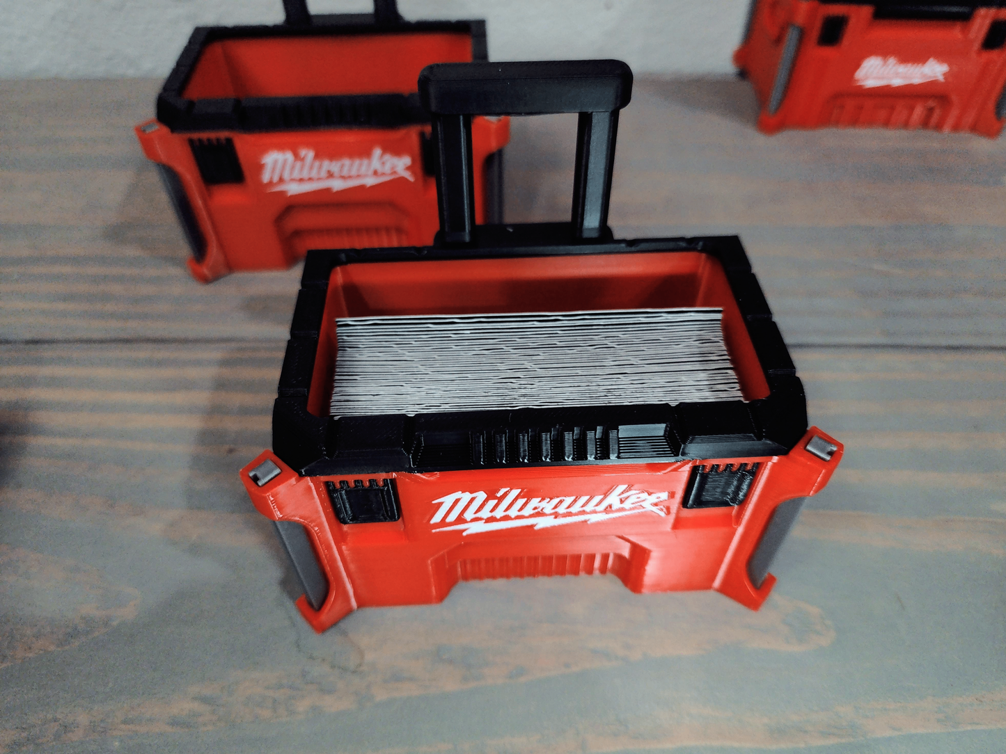 Milwaukee Packout Rolling business card holder